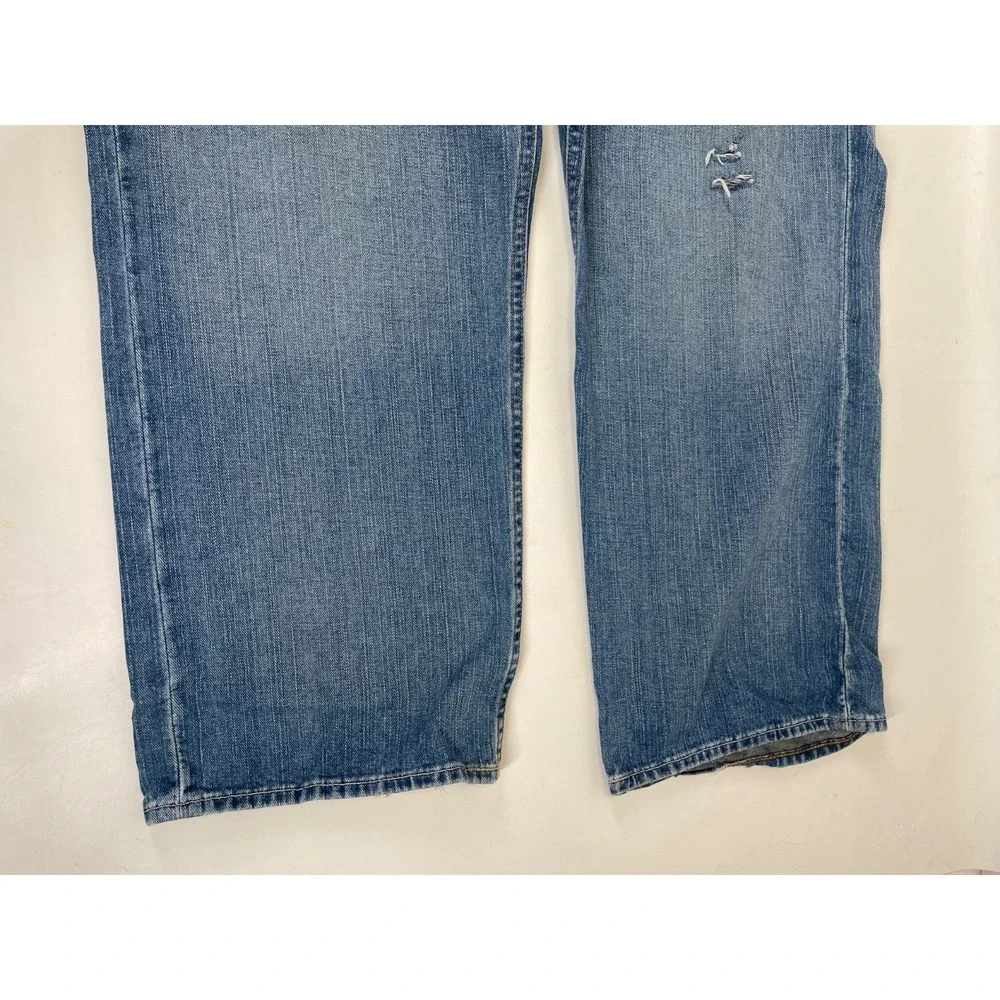 Polo Ralph Lauren Classic Fit 867 Straight Blue‎ Jeans 46B Xx30 Distressed